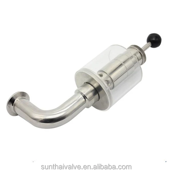 Sanitary SS304/SS316 Air Pressure Release Exhaust Valve For Pressure Reducing On Beer Fermentation Tank