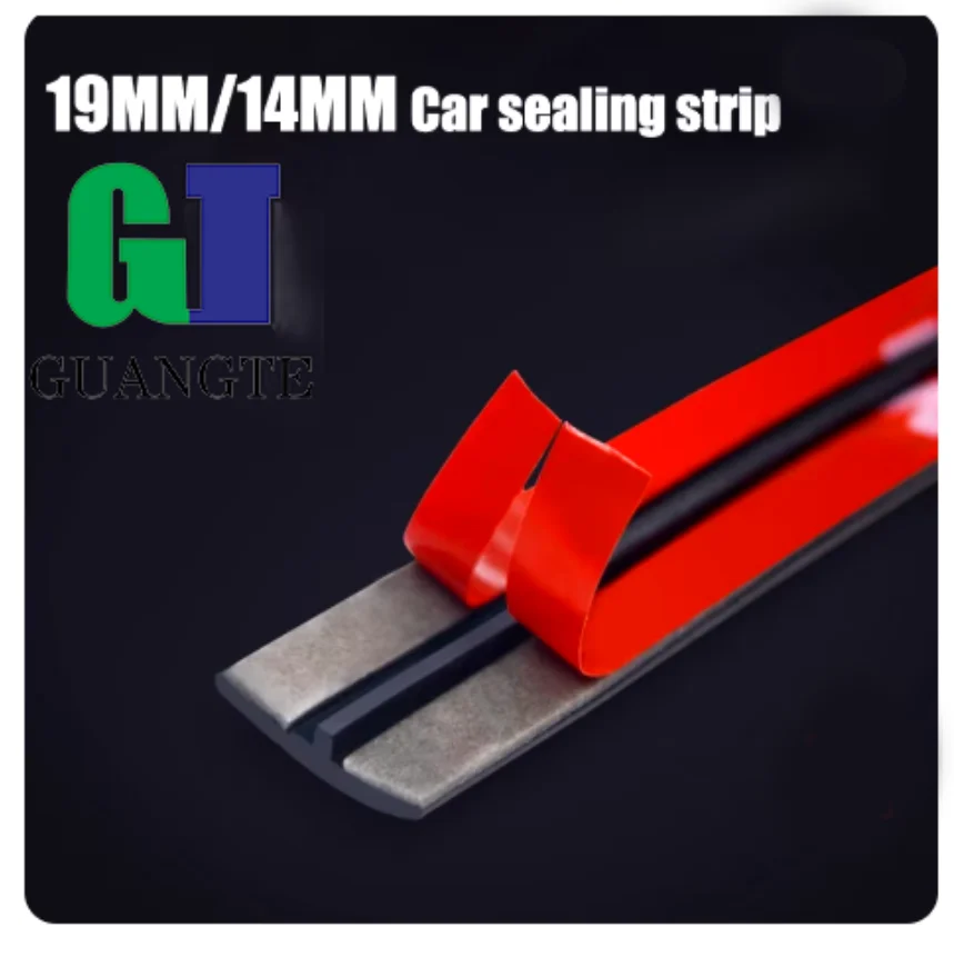 

14mm/19mm Car Windshield Rubber Sealant Protector Seal Strip Window Rubber Seals Edge Sealing Strips Auto Roof T Shape Sunroof