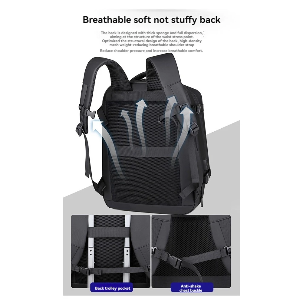 

ABDW-Жорсткий рюкзак для ноутбука, водонепроницаемый противоугонный компьютерный рюкзак, игровой деловой рюкзак для мужчин и женщин