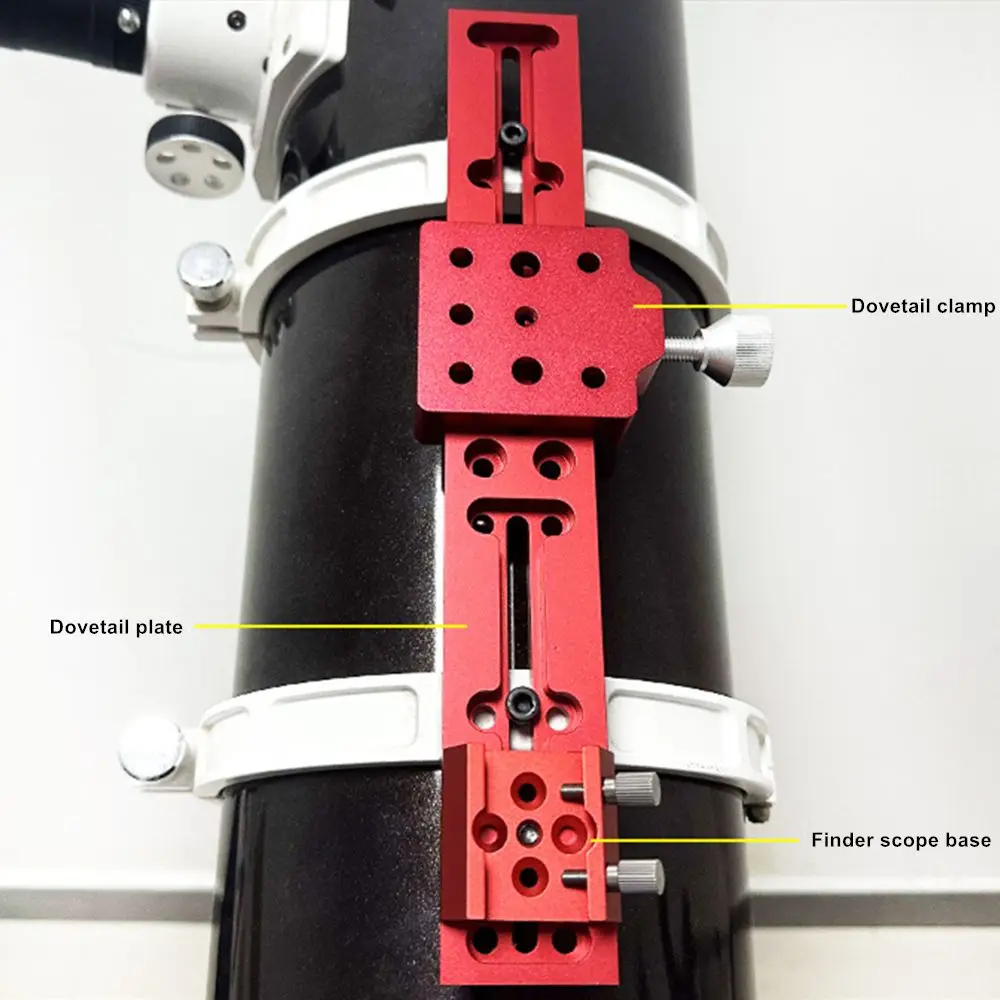 متعددة الوظائف مكتشف نطاق قاعدة تتوافق فتحة المشبك جبل للتلسكوب الفلكي