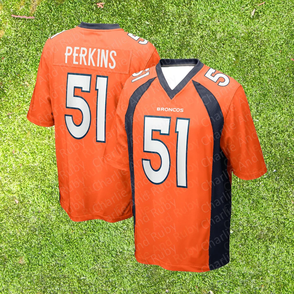 Jersey No.26/51/83 Devon Key Ronnie Perkins Michael Bandy Denver Broncos Game Retired Player Jersey Fashion Clothing Top