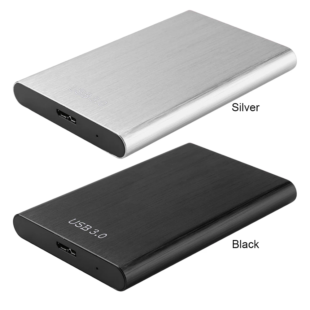 Portable USB 3.0 Mobile Hard Drive 1TB External Hard Drive 2.5 Inch Metal External Hard Disk Plug and Play for Macbook Tablet PC