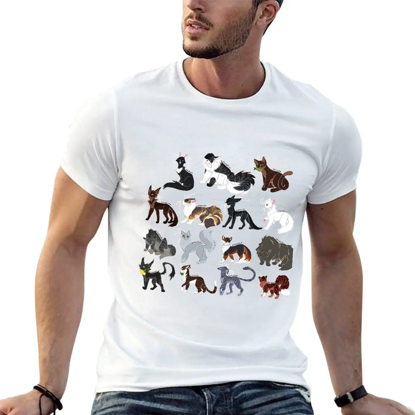 Thunderclan Medicine Cats T-Shirt Fashion Simple Casual Tee Shirt