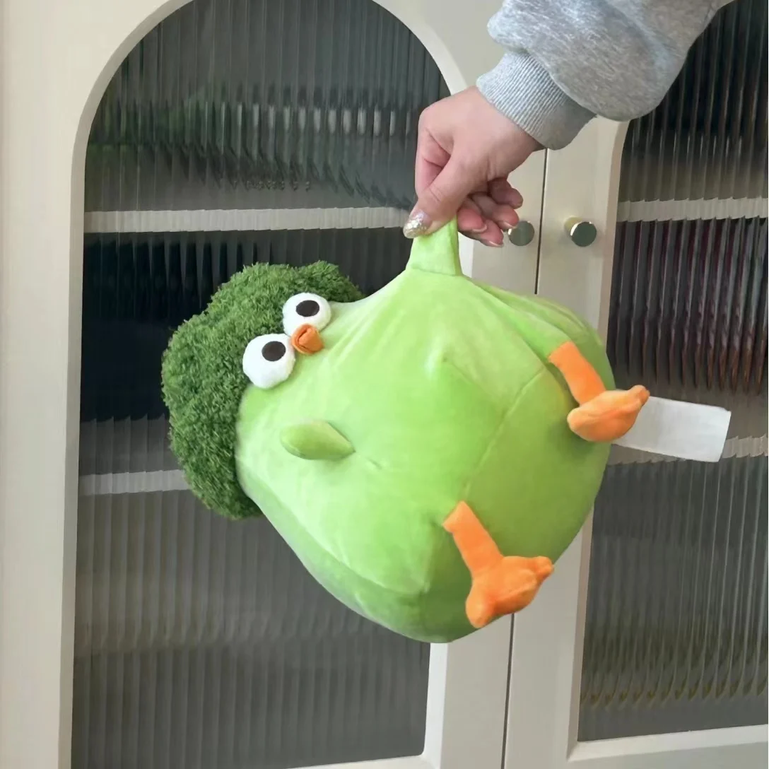 30 سنتيمتر الكرتون أنيمي القرنبيط الخضار الدجاج أفخم دمية الأطفال مهدئا والنوم الخضار الدجاج الوسائد هدية عيد #4