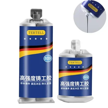 Pegamento de fundición Extra fuerte, agente de reparación de Metal, piedra, cerámica, acero, cobre, molde de fundición de aluminio, agujero, soldadura de grietas, AB