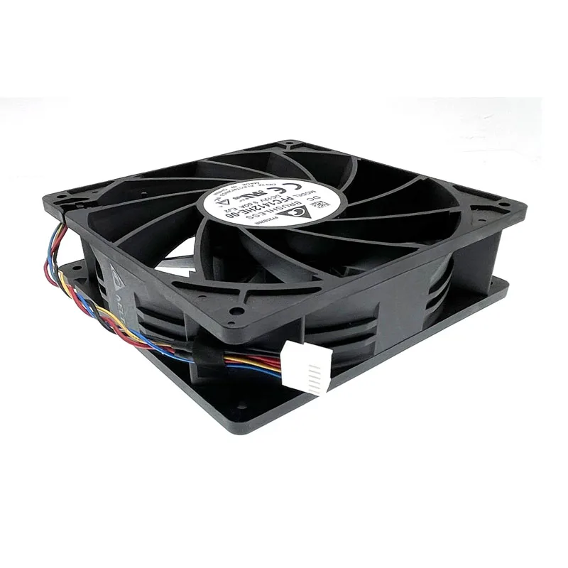 14cm 7500rpm Mining High Speed CFM Airflow Cooling Fan PFC1412HE-00 for M30 M31S 140x140x38 mm DC 12V 9A 6-P 6-Pin Dual Ball