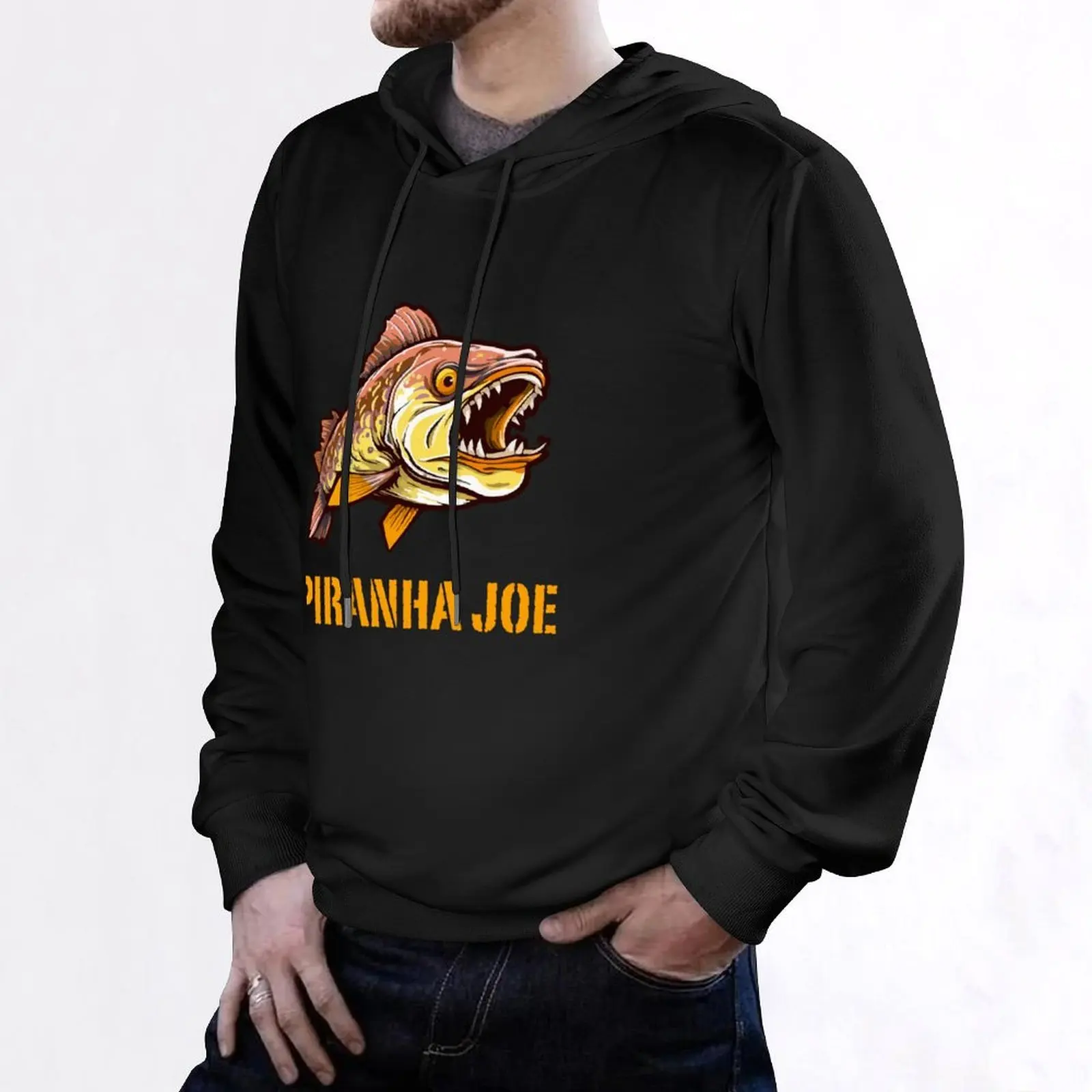 PIRANHA JOE هوديي ملابس الرجال معطف الرجال قميص العرق مجموعة ملابس رجالي رياضية