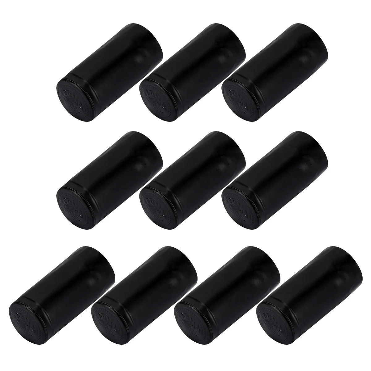 

10pcs Wine Bottle Caps Heat Shrink Sealing Cap Thickened Capsules Sleeve For Red Wine Bottles Easy Removal Tear-Off Tab