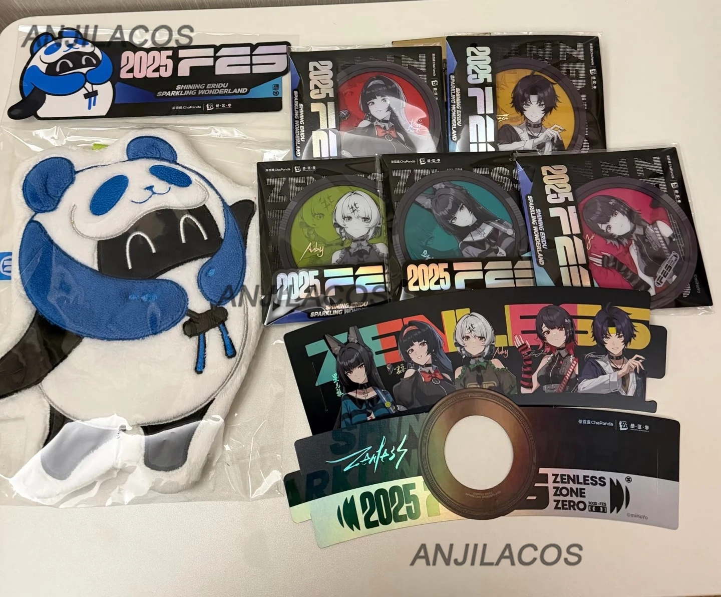 

In Stock Official Zenless Zone Zero ChaPanda Hoshimi Miyabi Asaba Harumasa Astra Yao Anby Bangboo Hand Towel Cup Sleeve Coaster