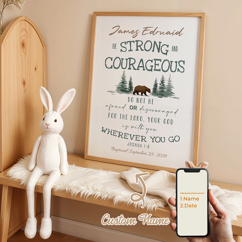 

Custom Personalized Christianity Baptism Gifts Wall Art Printmaking Canvas Painting Poster Picture Living Room Home Decoration