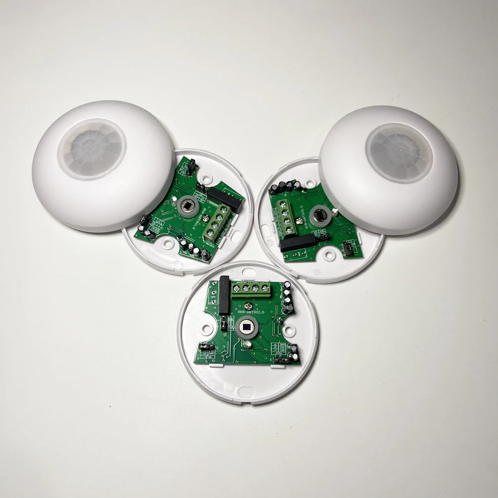 1Pcs Indoor 360° Ceiling PIR Motion Detector Movement Alarm Infrared Sensor Light Switch NC/NO Relay Output PNP/NPN Optional