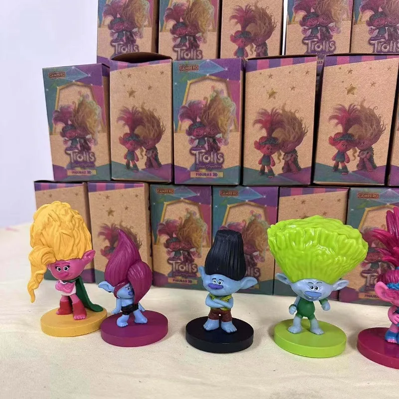 

Винтажные фигурки Trollse Blind Box: Ретро-игрушки-уродцы, милые мультяшные настольные украшения, коллекционный подарок для детей