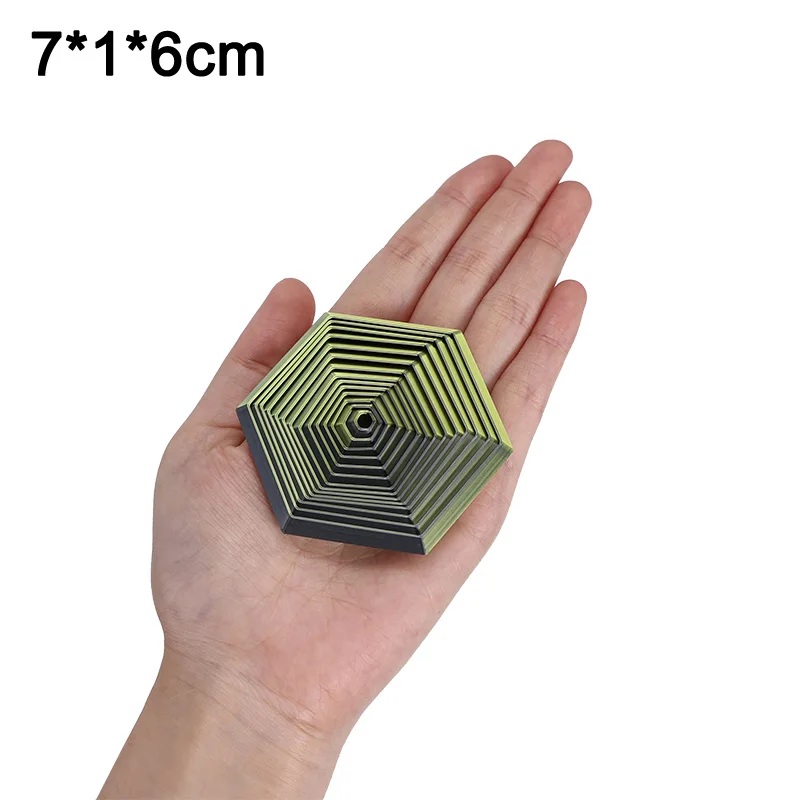 Drukowany w 3D sześciokątny spinner na palec, zabawka antystresowa do dekompresji, prezent