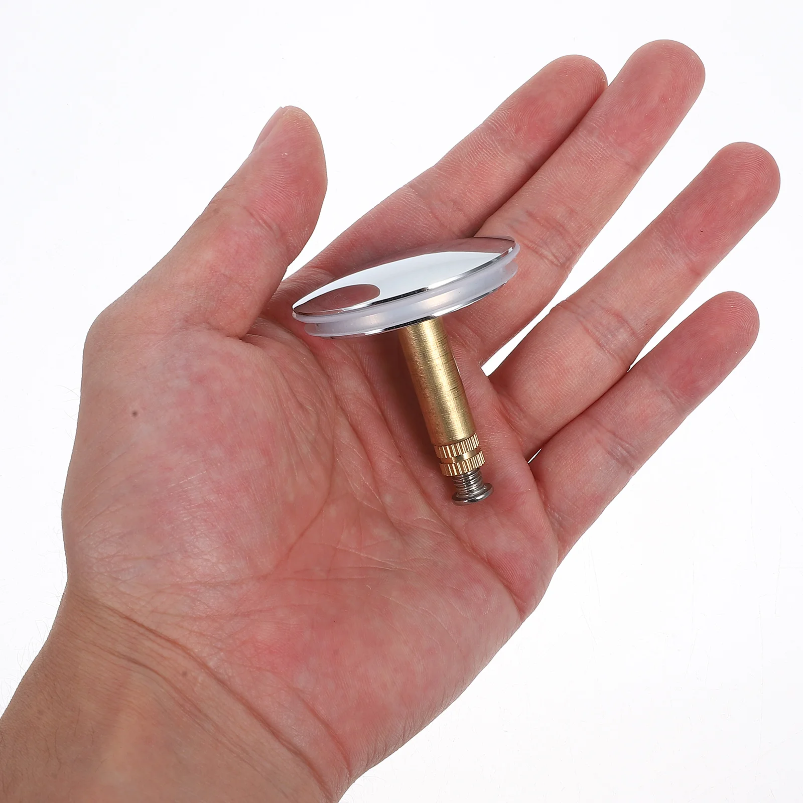 

Bathtub Drain Stopper Manual Lift Adjustable Height 45-55mm Leakproof Bath Water Stopper Tub Drain Plug Bath Tub Cover