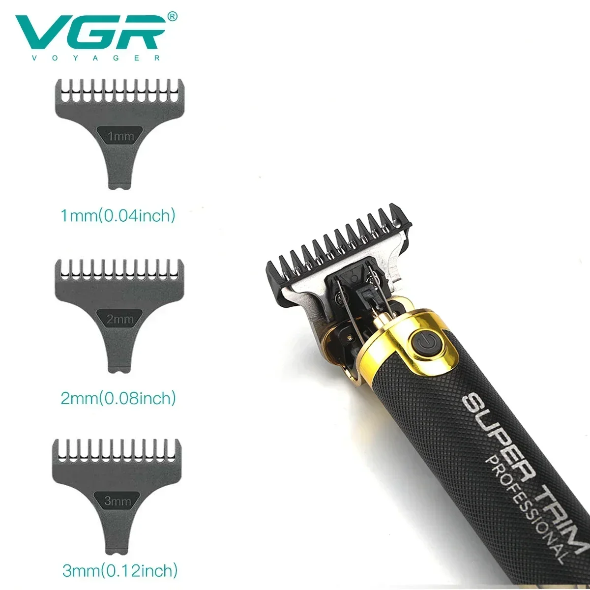 V-082-cortadora de pelo profesional para hombre, máquina de afeitar inalámbrica, recargable, para barbería