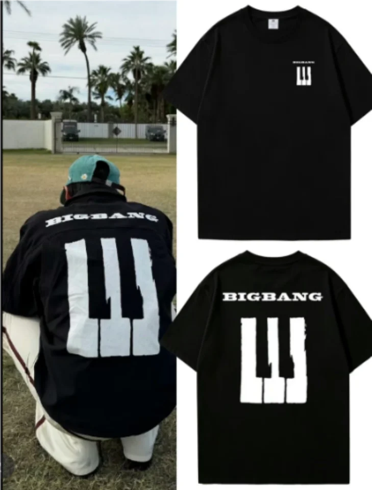 Summer Men's Women's Bigbang 20th Anniversary Concert T-Shirt G