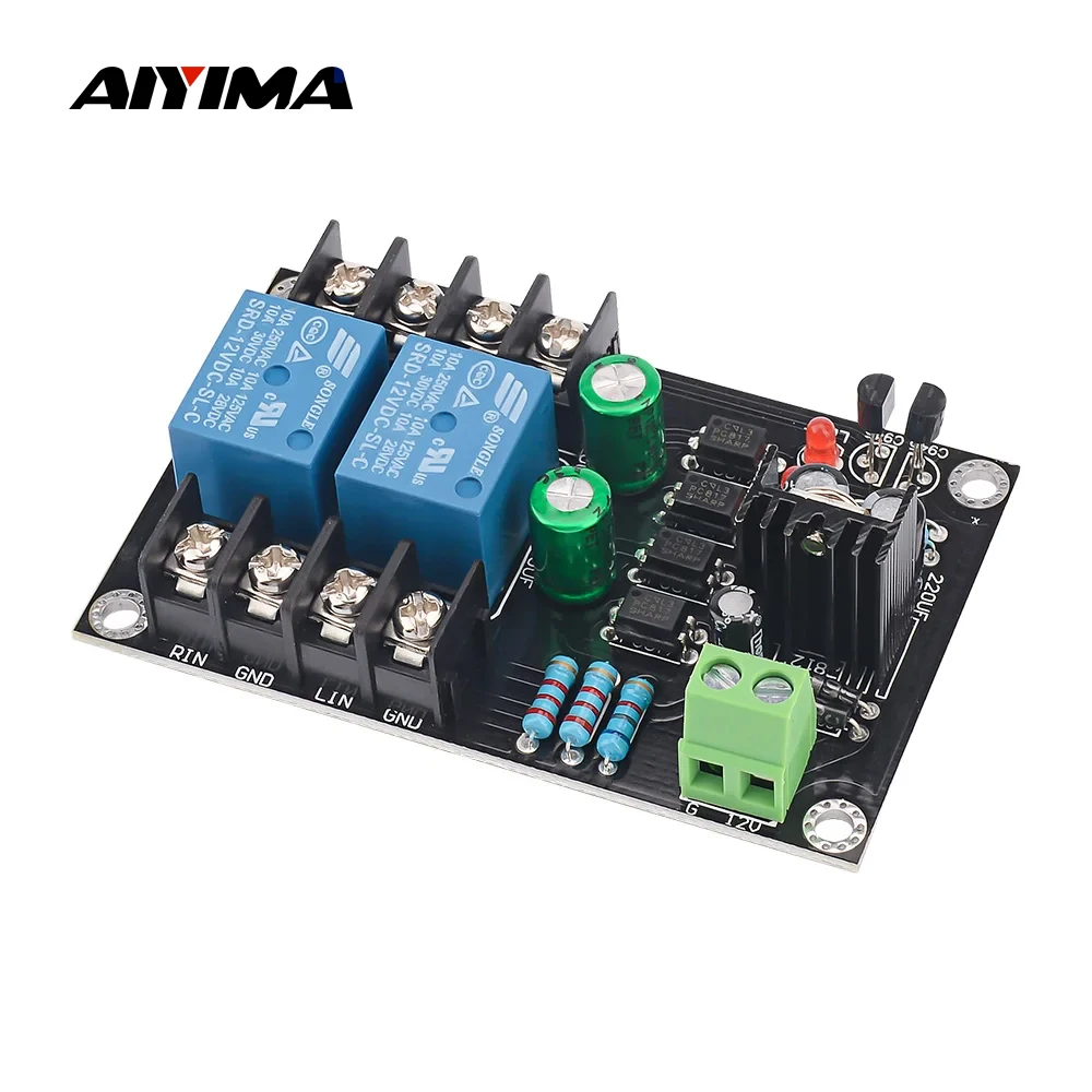 AIYIMA 2.0 デジタルパワーアンプスピーカー保護ボード遅延リレースピーカー保護 300 ワットクラス A ディスクリートアンプ