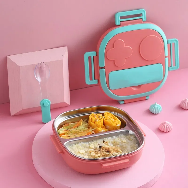 Bento-Box, Ausflug, Geschirr, 304, tragbar, Edelstahl, Lunchbox, Baby, Kind, Student, Outdoor, Camping, Picknick, Lebensmittelbehälter