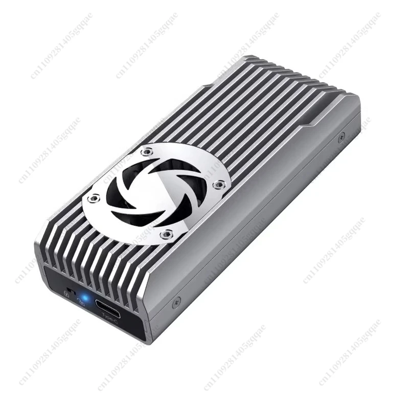 NVME SSD-Gehäuse, Smart-Lüfterkühlung M.2 SSD-Gehäuse, Metall-Schreibschutz 3.1 – Detail 1