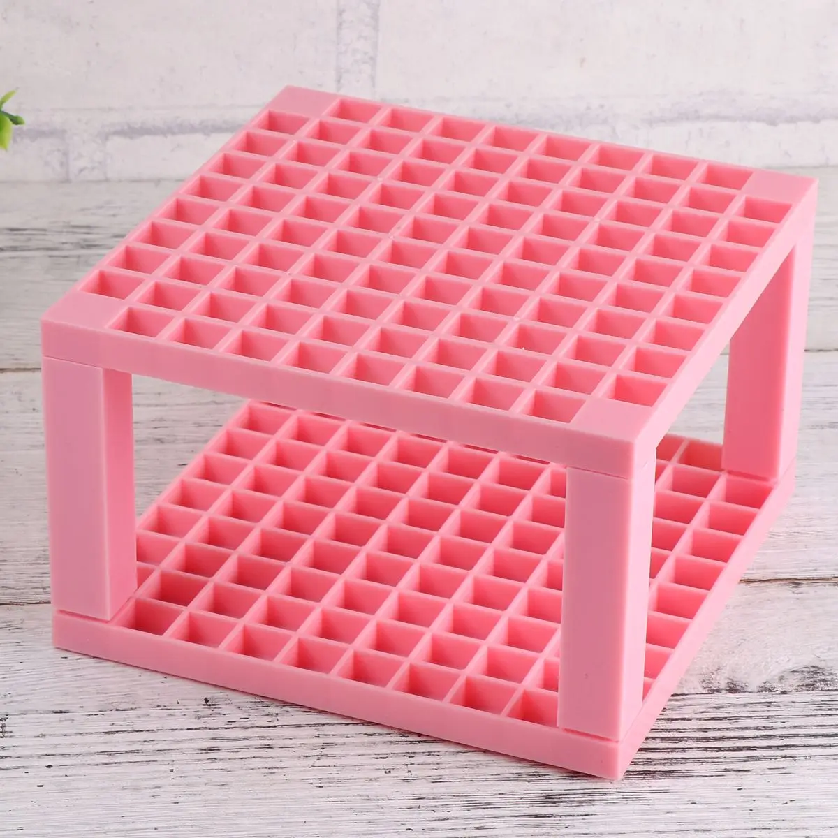 96 buracos lápis titular escova organizador caneta suporte de armazenamento marcador caligrafia recipiente quadro plástico mesa organzier