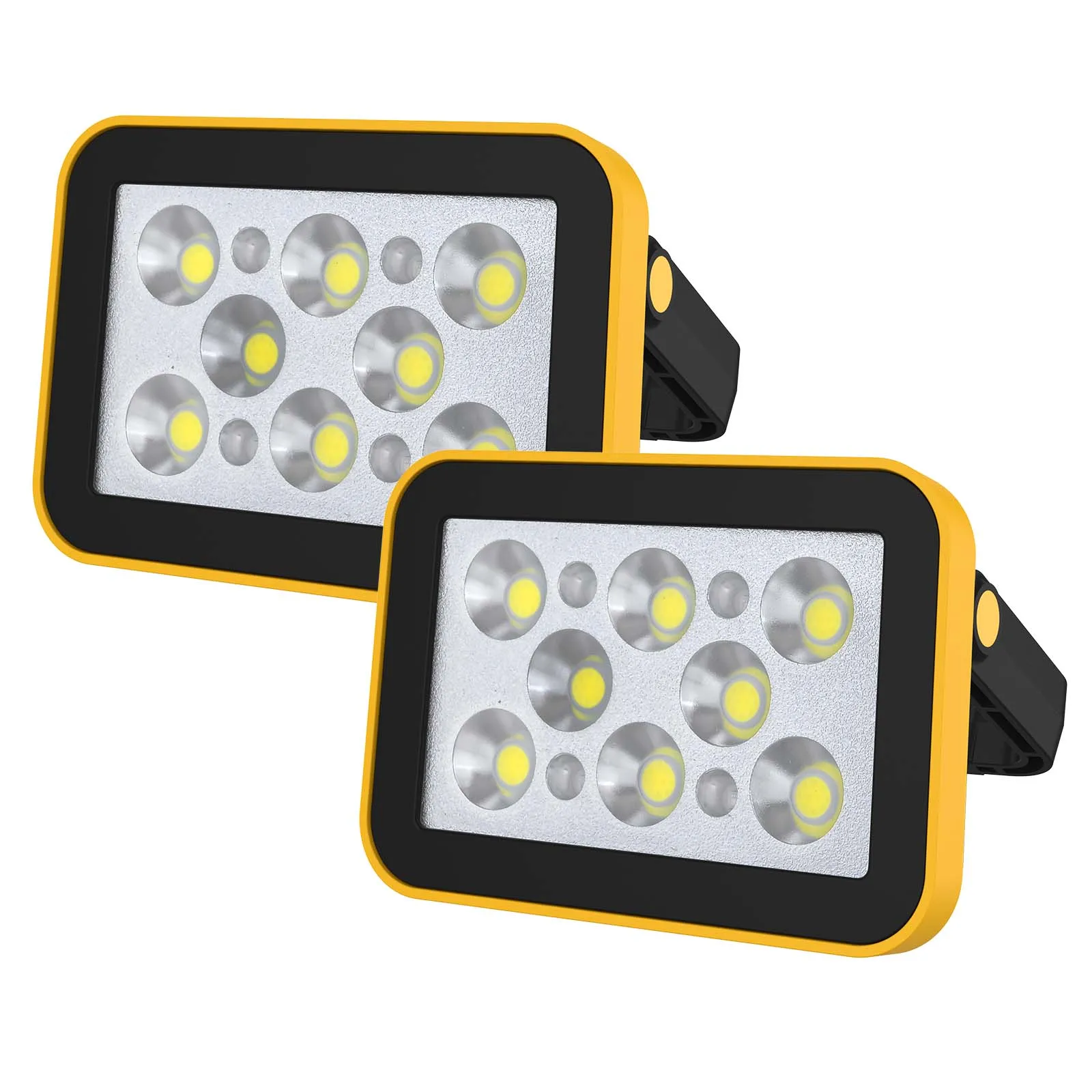 

LED Portable Work Light Outdoor Camping Emergency Powerful Flood Light 4 Mode Rechargeable Working Fishing Hiking COB Flashlight