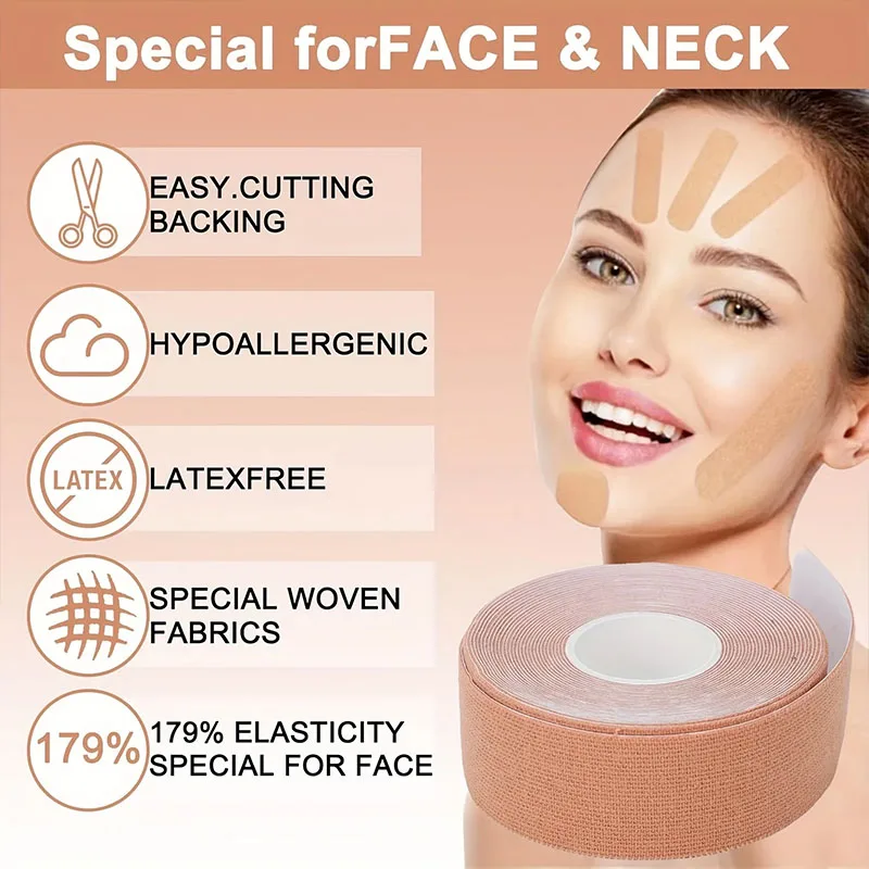 Facial Lift Tape Neck Toning Belts Anti Wrinkle Patches Anti Freeze Sticker Firming Skin Tool Self-adhesive Breast Patch Beauty