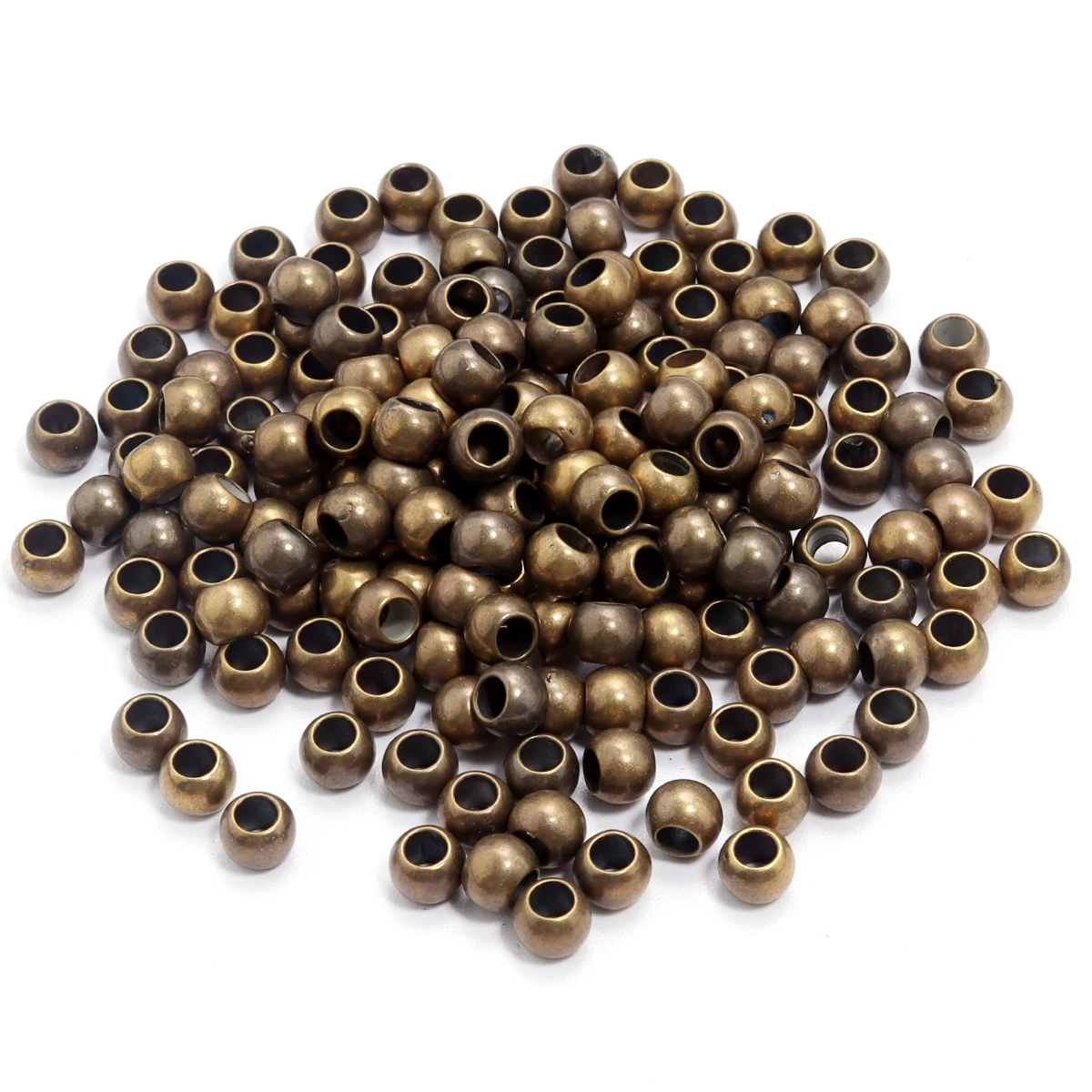 20-100 Stück/Lot Hochwertige Perlen mit großem Loch, CCB-Perlen, lose runde Spacer-Perlen für DIY-Schmuckherstellung, Zubehör, Charms, Großhandel – Detail 8