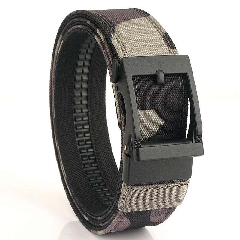 TUSHI Brand 3.8 Wide Double layer thickened tactical belt multifunctional automatic buckle upgraded version gun hanging nylon
