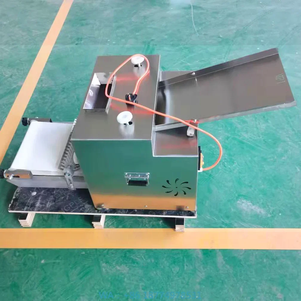 Pizza Dough Presser Spring Roll Pastry Sheet Making Machine Automatic Dough Round Thin Press Machine