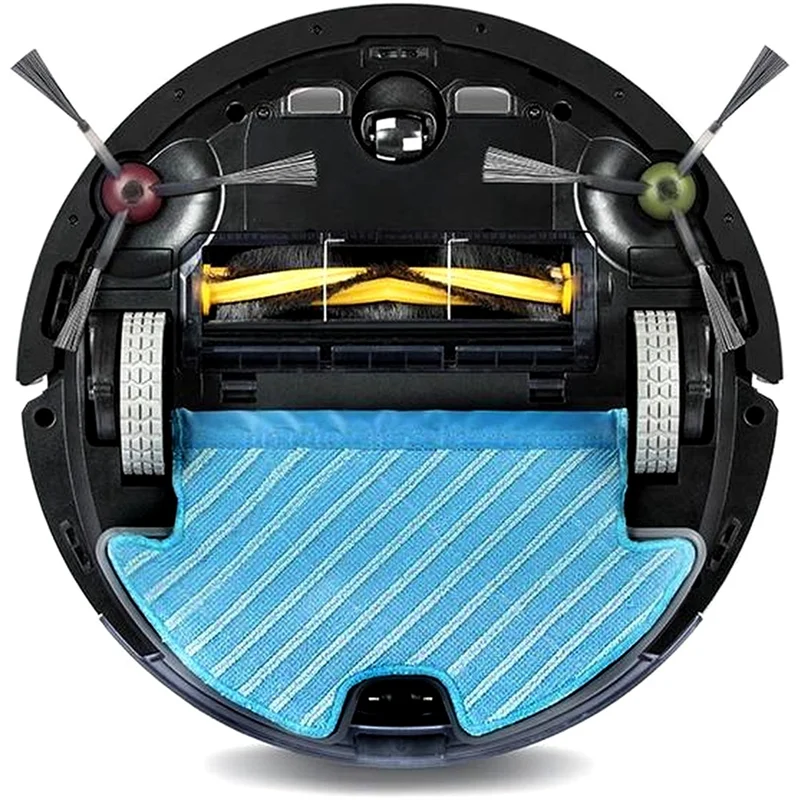 NN89R Akcesoria zamienne do robota odkurzającego Ecovacs Deebot OZMO 900 905 DN55 DN35: szczotka główna, szczotka boczna, filtr HEPA, nakładki mopujące