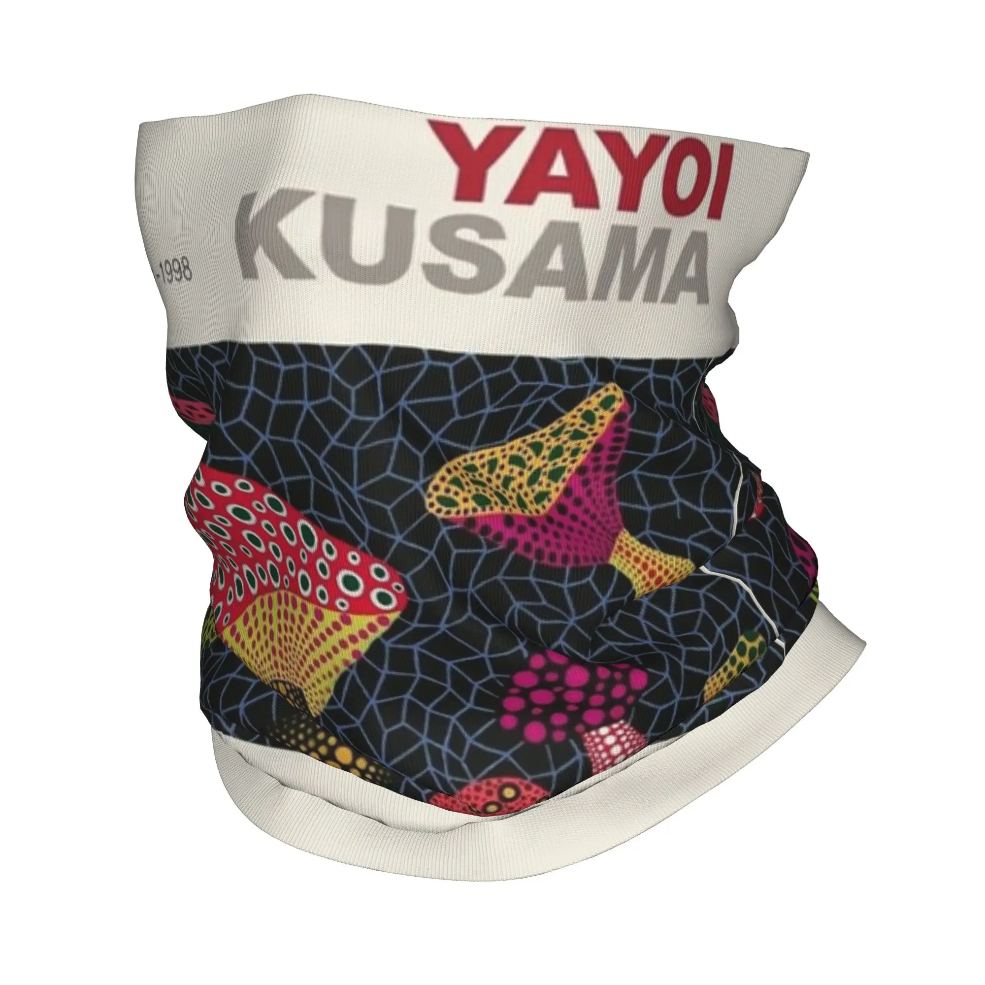 Yayoi Kusama Pop Pumpkin Classic Artists Bandana Neck Gaiter Ski Cycling Women Men Wrap Scarf Balaclava Warmer Face Scarf Cover