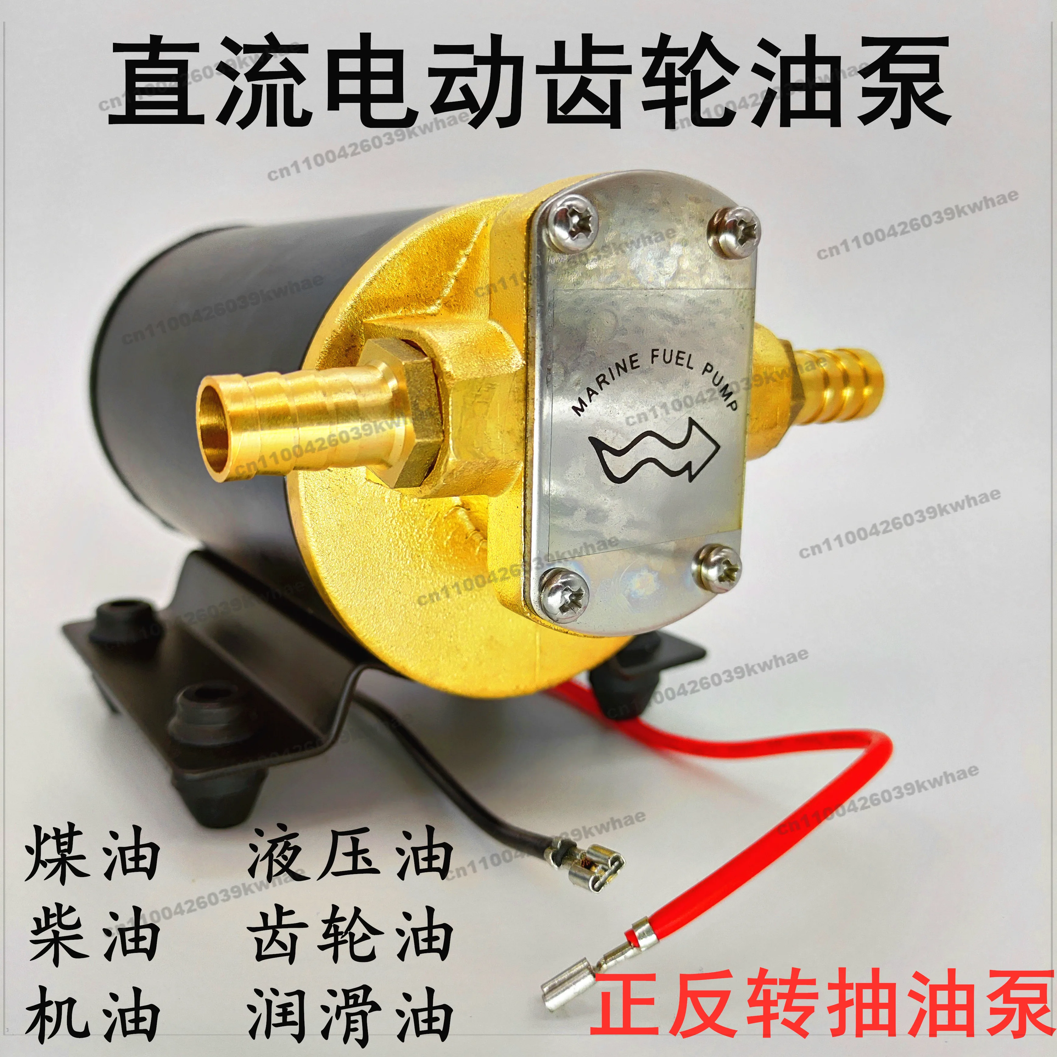 24V DC Gear Oil Pump Fueling Self-priming Diesel Pump Micro Lubricating Water Pump 12V
