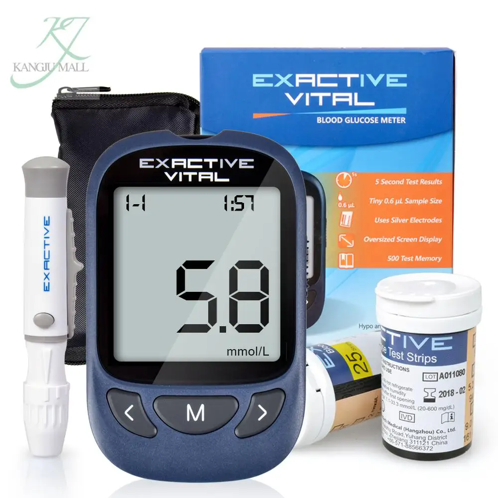 

Microtech Medical Blood Glucose Meter Set Blood Sugar Detection Glucometer Strips Diabetes There Are Tape Codes Mmol