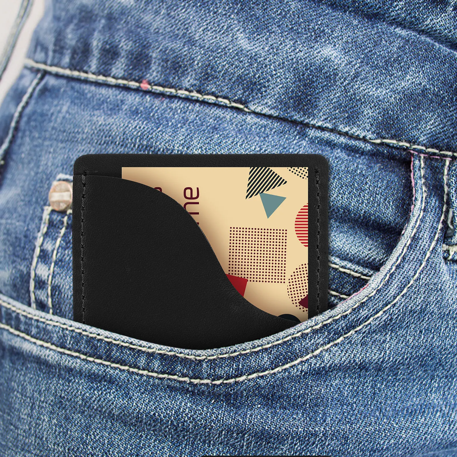 Business Card Holder Stylish Lightweight Wear Resistant Passports Credit Card Organizer Wallet Travel Document Protector