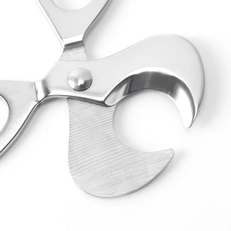 Handle Type Cigar Cutter Stainless Steel Cigar Scissors Simple Cigar Knife Household Smoking Tools ni616