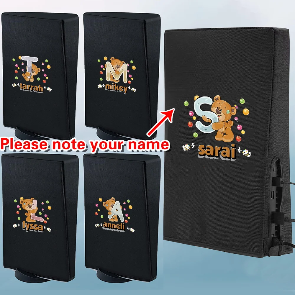 شخصية مخصصة اسم PS5 لعبة وحدة التحكم المضيف الحرس غطاء الغبار غطاء مقاوم بلاي ستيشن 5 غطاء مقاوم للماء منتجات مخصصة