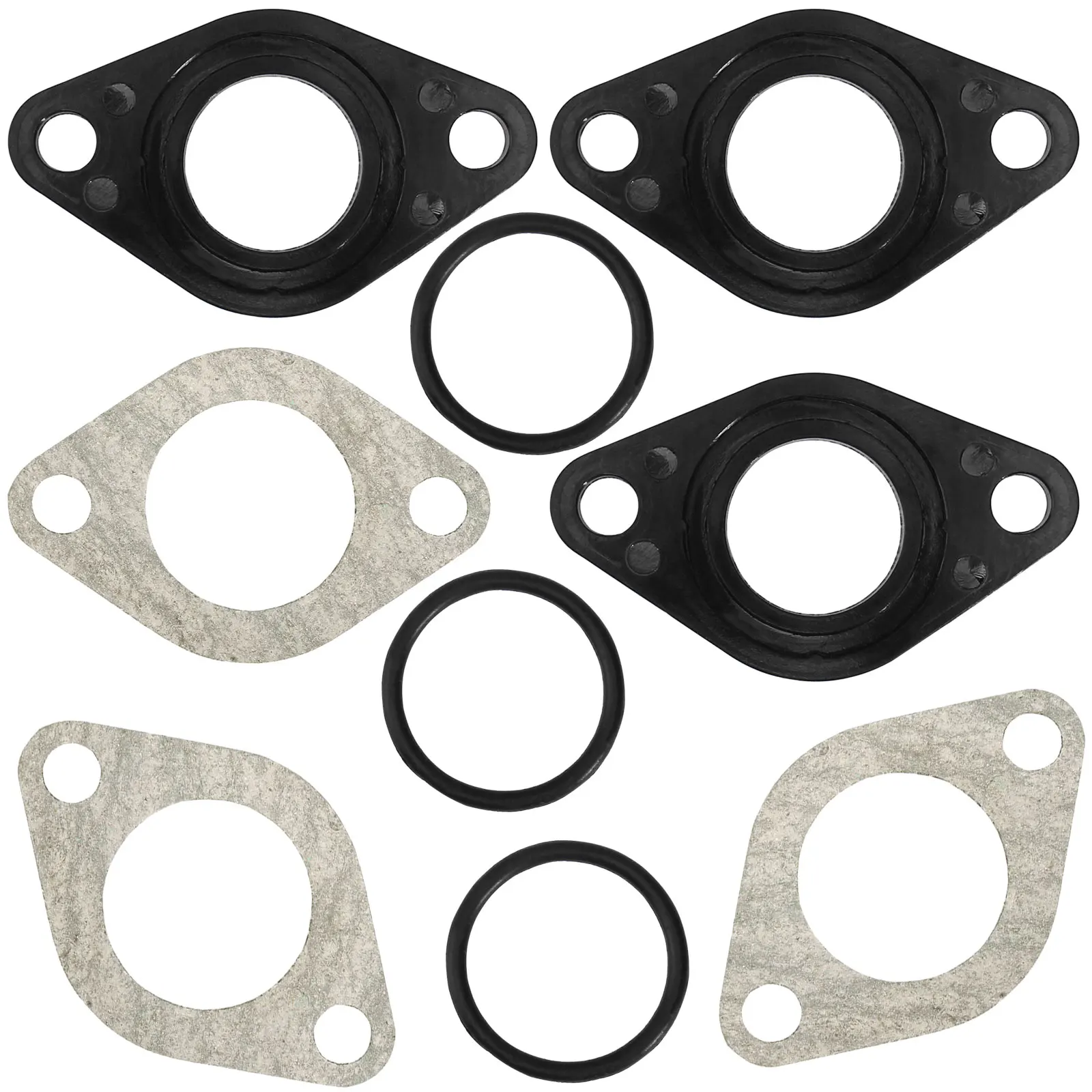 3Pcs PZ19 19MM Carburetor Intake Gasket 50cc 70cc 90cc 110cc Dirt Bike Go Kart ATV Quad Baja Buggy Coolster Roketa BBR SDG SSR