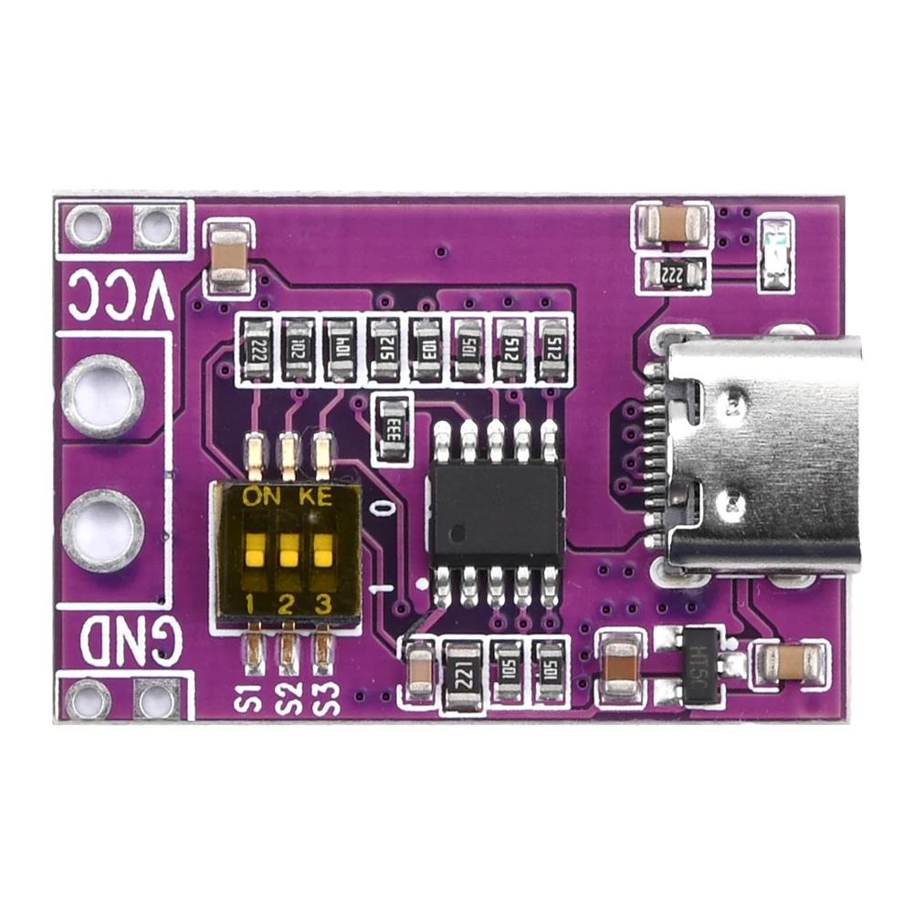 PD/QC/AFC Fast Charging Deception Trigger TYPE-C Supports Fixed Voltage Output of 5V 9V 12V 15V 20V