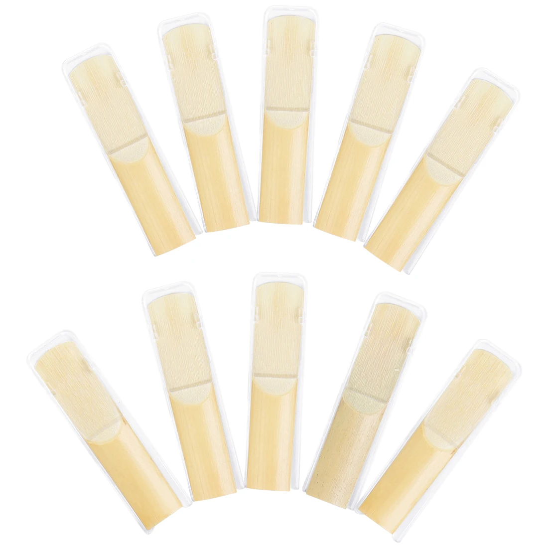 IRIN 10개입 Eb 알토 색소폰 리드 No.2 2.5 3 4 색소폰 교체용 마우스피스 리드 개별 ABS 포장 알토 색소폰 부품