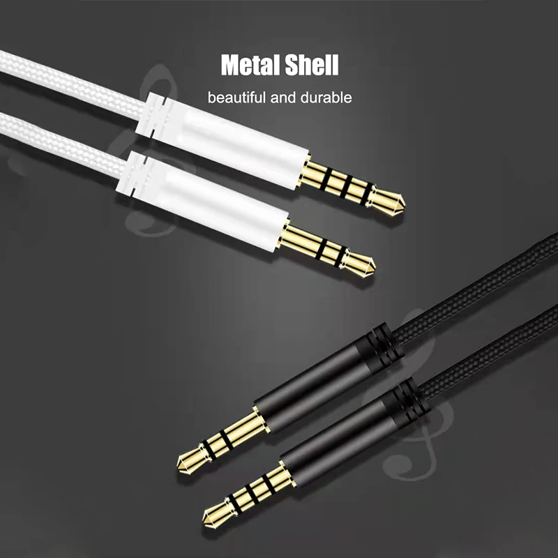 Jack 3.5mm Kabel Audio 3m przedłużacz 3 5 오디아 z męskiego na męskie przewód AUX przewód pomocniczy do zestaw słuchawkowy z głośnikiem telefonu