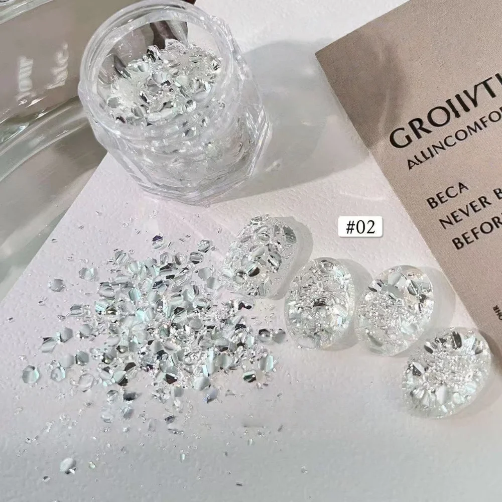 جديد بريق مسمار الفن الترتر وامض مسمار الفن DIY فلاش مسمار الفن الترتر مسمار الفن سحر