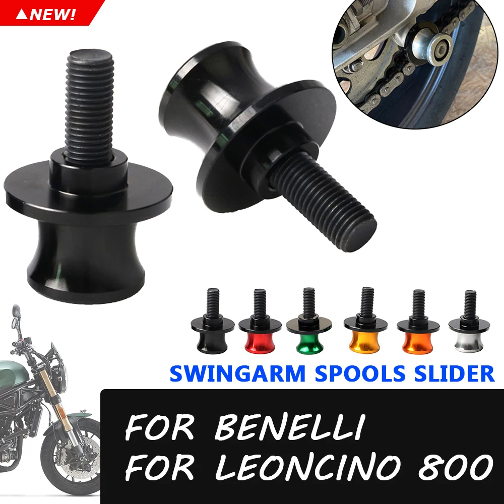 

Motorcycle Accessories Swingarm Spools Slider Stand Rear Rocker Coil Screws For Benelli Leoncino 800 Trail Leoncino800 2021 2022