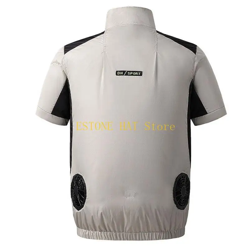 

49MF кондиционер для летней куртки, высокая температура, для уличного рабочего, сада, пешего туризма, рыбалки, мужская система