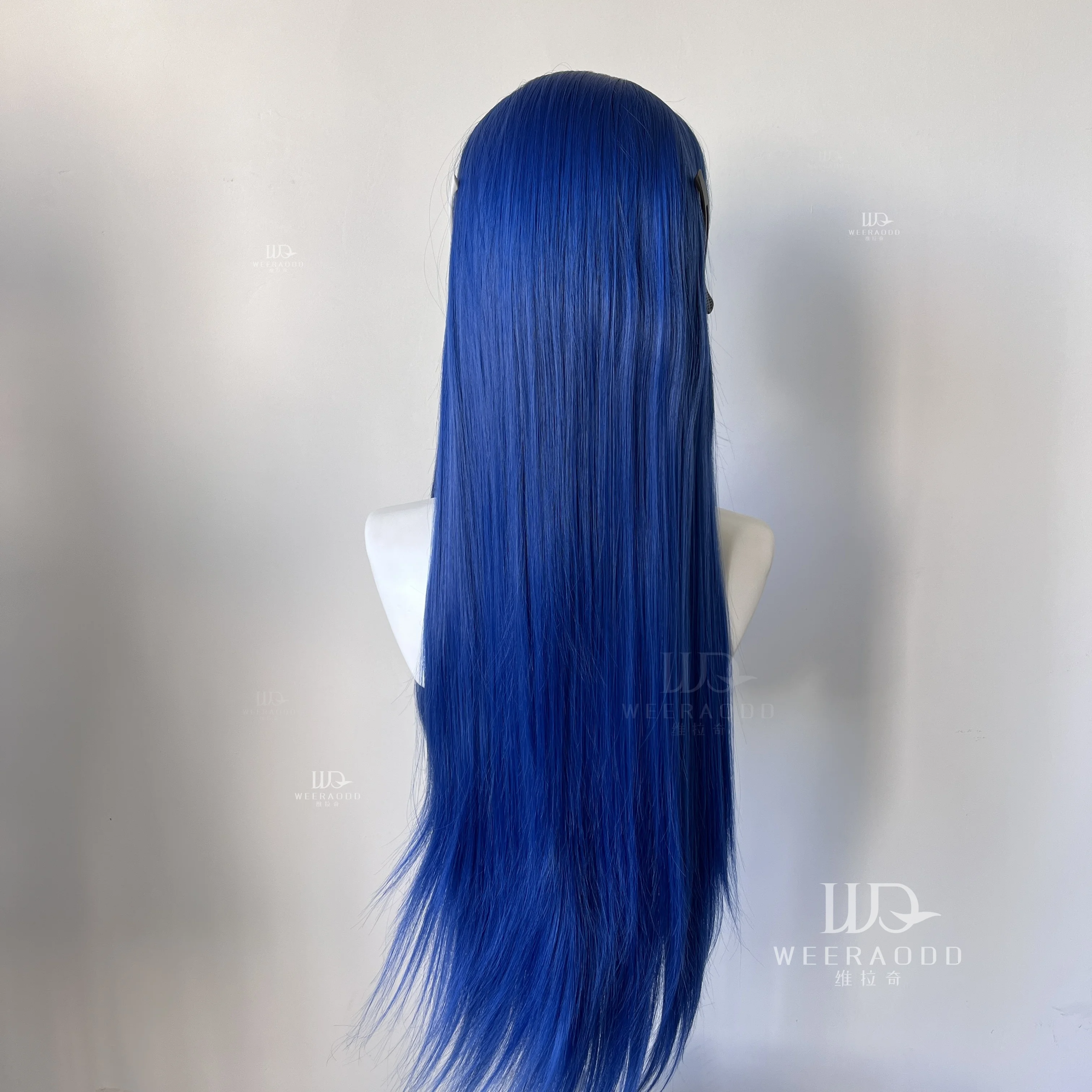 Peluca con malla أمامي sintetica azul zafiro oscuro 13x4 para mujer pelucas sin pegamento largas y rectas de 26 pulgadas peluc