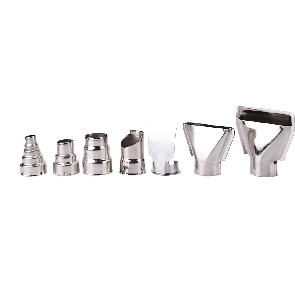 7 pz Pistola di Calore Ugelli Aria Kit Uscita Aria Diametro 35mm Pistola Ad Aria Calda Ugelli Ugelli Kit Elettrico per FAI DA TE Involucro Termoretraibile Pistola di Calore Caldo