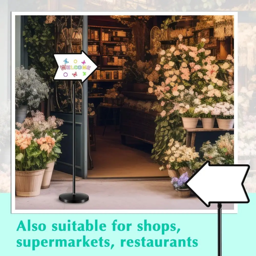 حامل لوح مسح جاف مزدوج الجوانب قابل للتعديل، 11.7 × 16.5، شديد التحمل للاستخدام الداخلي/الخارجي #6