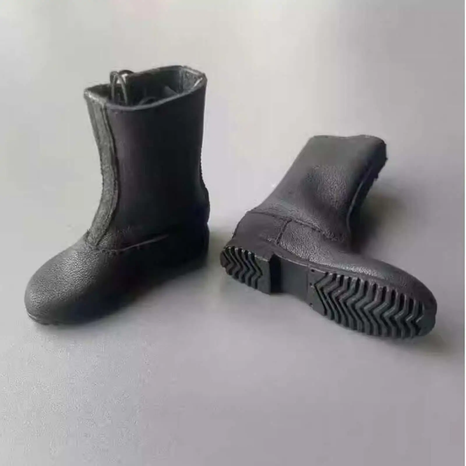 1:6 Man Work Boot Shoes PU Leather Boot for 12inch Action Figure Dress up