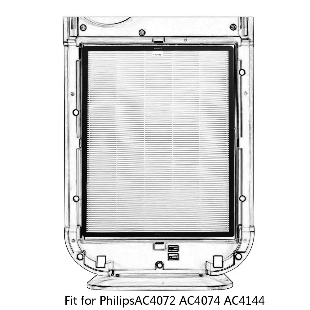 360*275*25MM HEPA Replacement H12 HEPA Filter AC4144 Air Filter Home Fit For Philips AC4072 AC4074 AC4083 AC4086