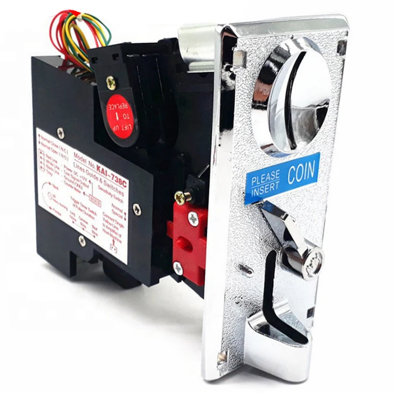 

KAI-738C Multi-Coin Selector DC 12V Coin Acceptor for Arcade Vending Game Machines