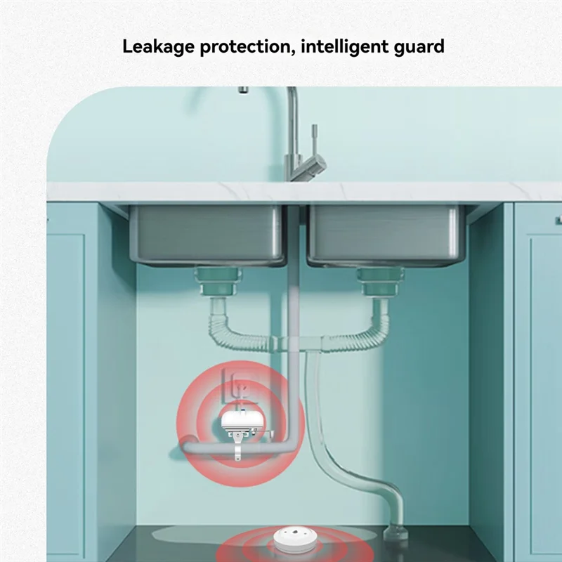 

Датчик воды Tuya Zigbee для дома, обнаружение утечек и полных резервуаров для воды с управлением через приложение-Y47A